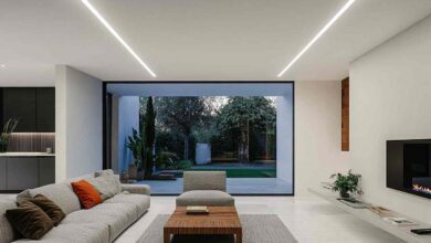 نورپردازی سقف بدون کناف؛ راهنمای حرفه‌ای و ساده