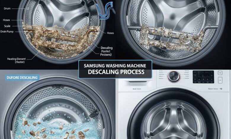 💎 راهنمای جامع و فنی: نحوه استفاده از پودر جرم گیر ماشین لباسشویی اسنوا (Snowa) برای افزایش طول عمر و بهبود عملکرد