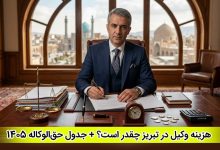 هزینه وکیل در تبریز چقدر است؟ + جدول حق‌الوکاله 1405