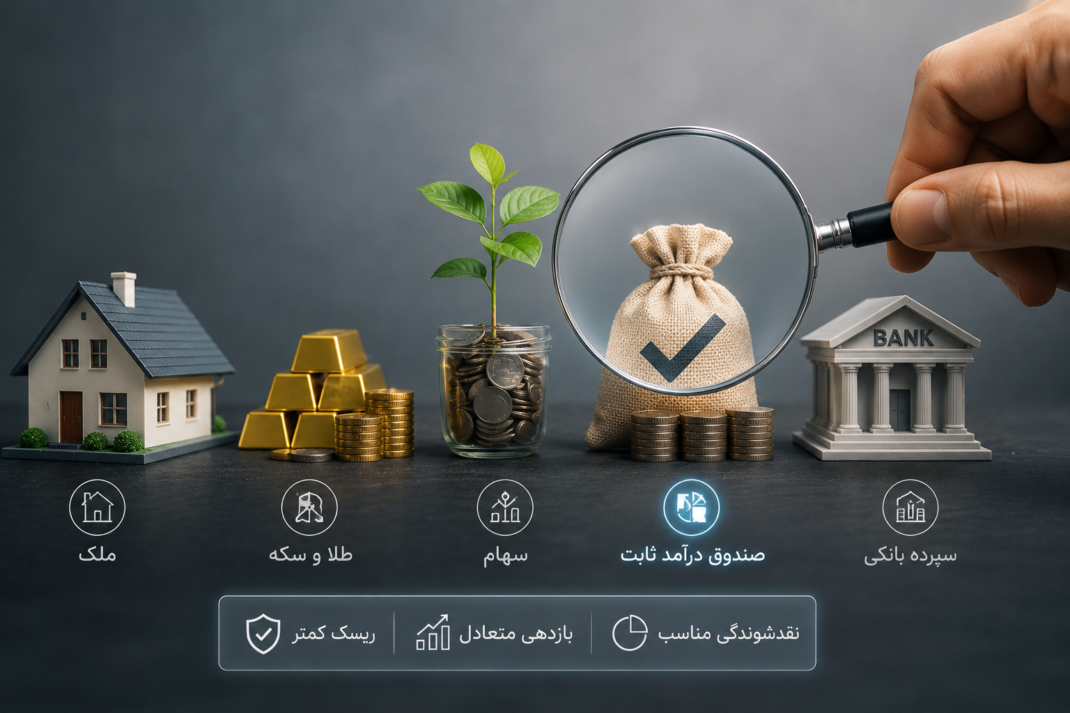 مقایسه صندوق درآمد ثابت و سپرده بانکی
