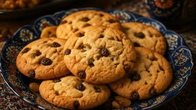 طرز تهیه شیرینی کشمشی با روغن جامد با پیمانه