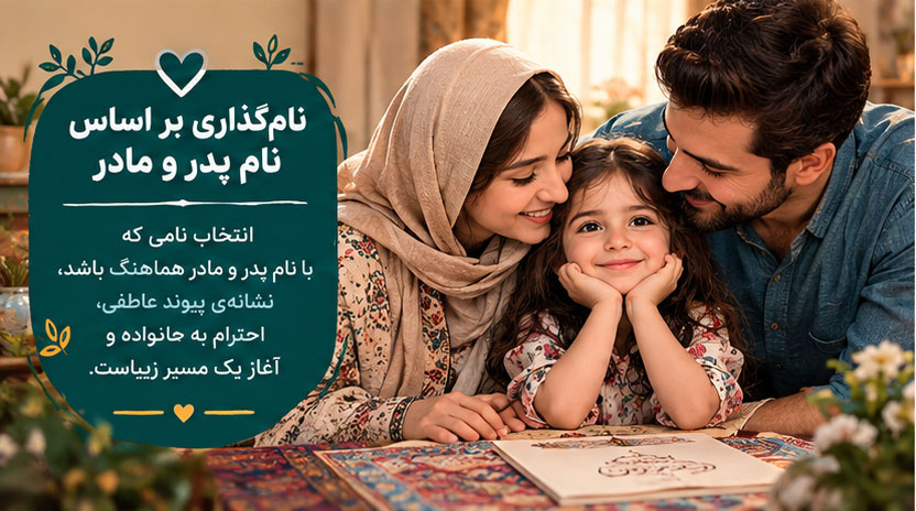 انتخاب اسم بر اساس نام پدر و مادر